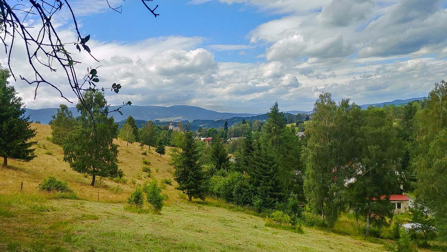 Pohled na Puste Zibridovice