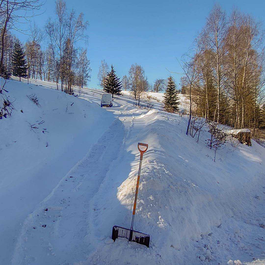 Vjezd na pozemek z mistnikomunikace
